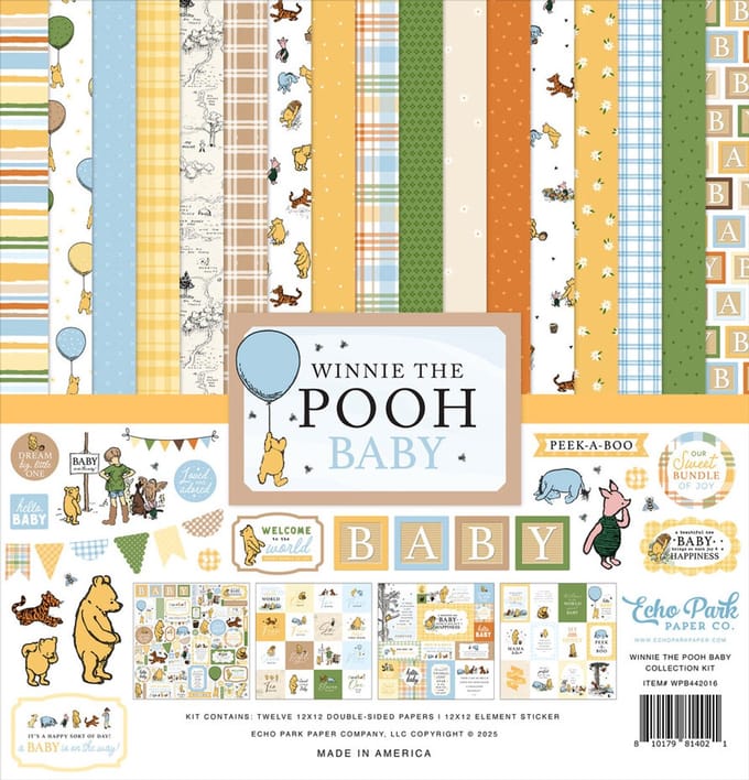 Echo Park - Winnie The Pooh Baby 12x12 Inch Collection Kit (WPB442016)