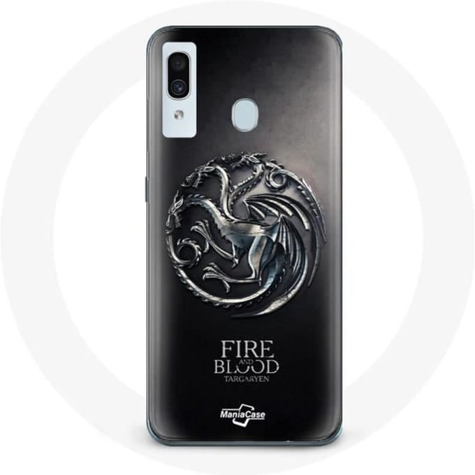 Coque - Game Of Thrones - Samsung Galaxy A30 - Noir - Rigide - Protection