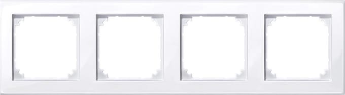 Systeem M - Afdekraam - M-Smart - 4-voudig - Kunststof - Actief wit
