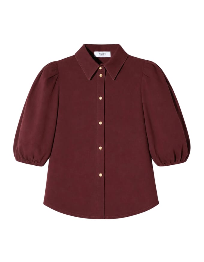 Janice Lars Blouses Bordeaux Lars