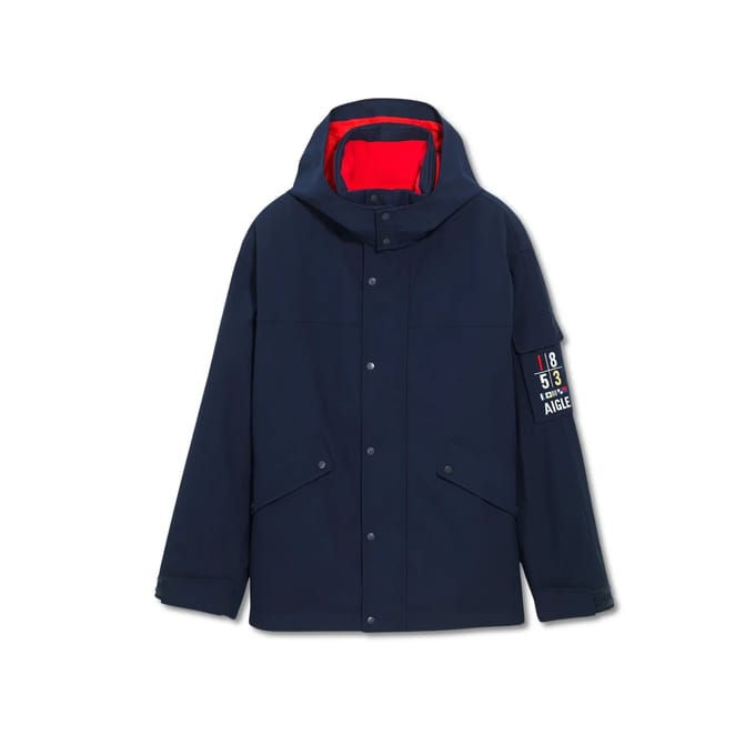 Korte parka met capuchon Aigle