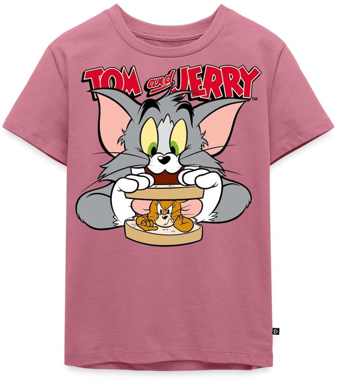 Tom En Jerry Sandwich Muis Broodje Premium T Shirt Kinderen
