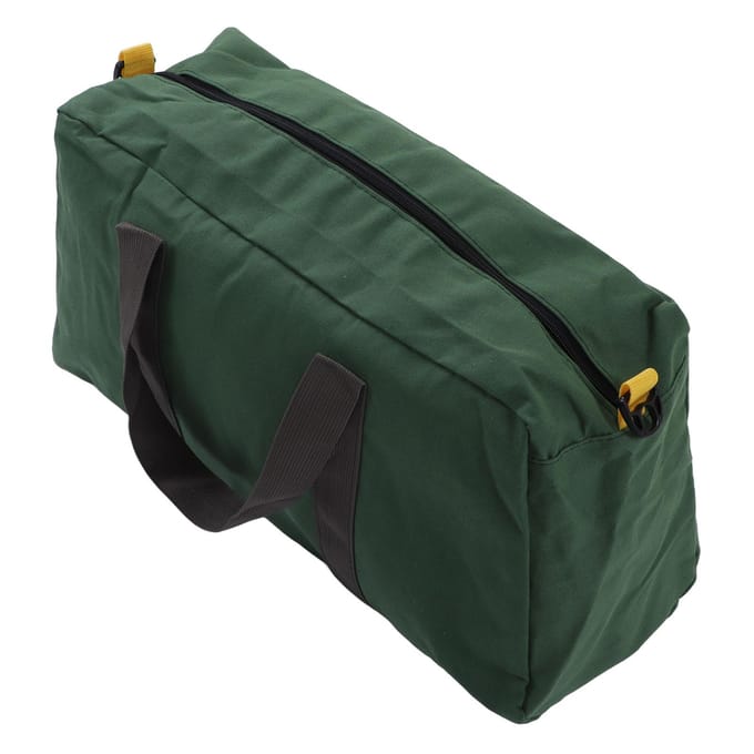 Handgereedschapstas Waterdicht Robuust Grote Capaciteit Brede Opening Canvas Draagbare Gereedschapstas voor black