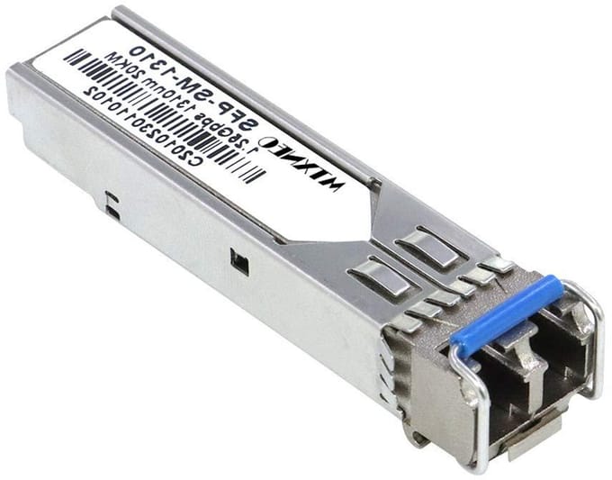 Netwerkmodule - SFP Transceiver - Netwerkverbinding Uitbreiden - Single Mode Glasvezel - 20KM - Zilver