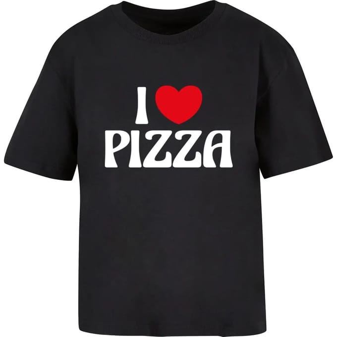 Dames-T-shirt Miss Tee Pizza Love