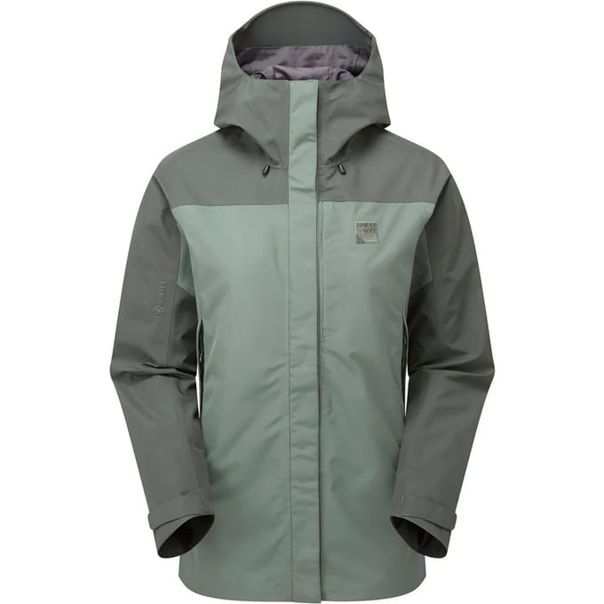 Dames Waterdichte GORE-TEX Hooded Wand jacket Regenjas met Zakken