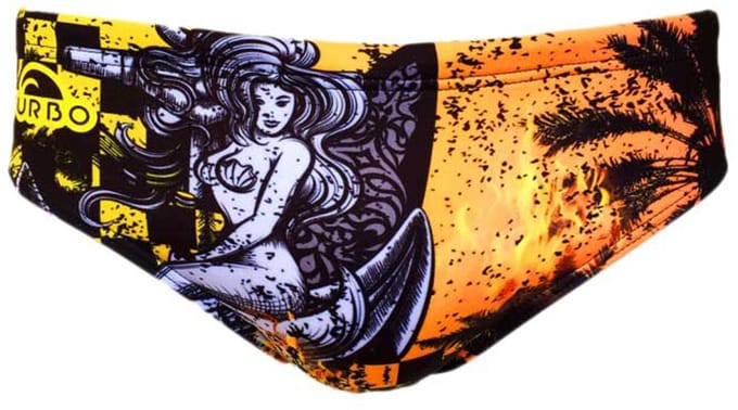 Turbo Dirty Surf Zwemslip Oranje 5XL Man