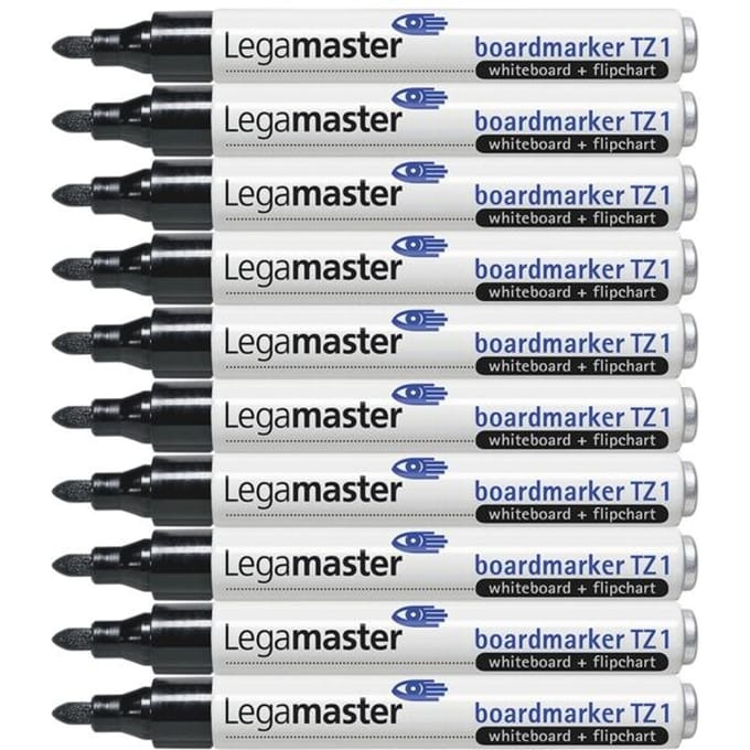 Whiteboardmarker Legamaster TZ 1 rond 1.5-3mm zwart