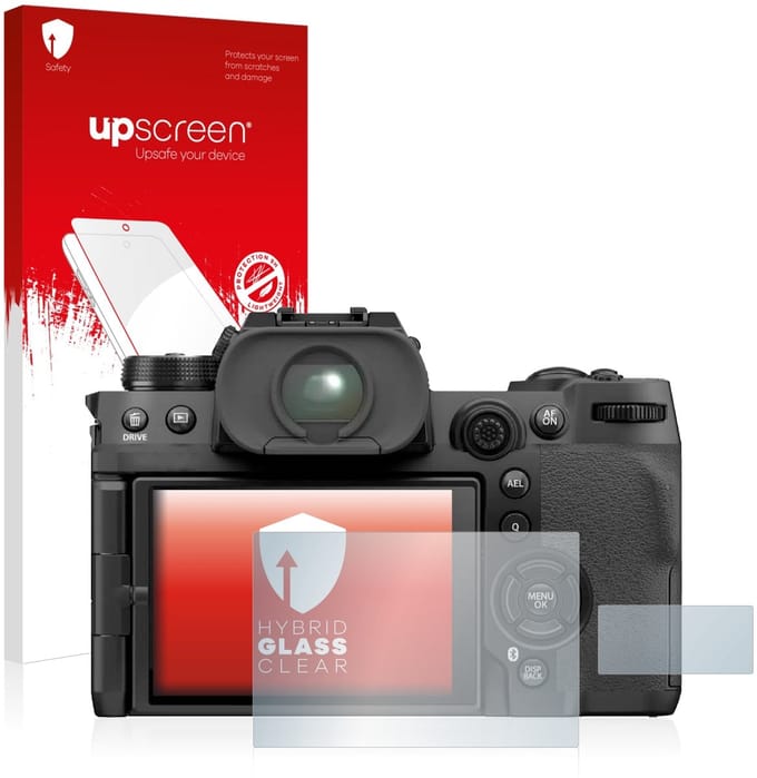 upscreen - Screenprotector voor Fujifilm X-H2S - Folie Beschermfolie Beschermglas transparant
