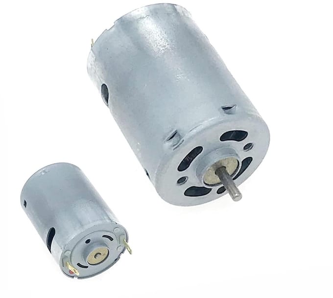 Model Motor - DC Motor - DIY Projecten - Hoge Temperatuurbestendig - 1 Stuk - Zilver