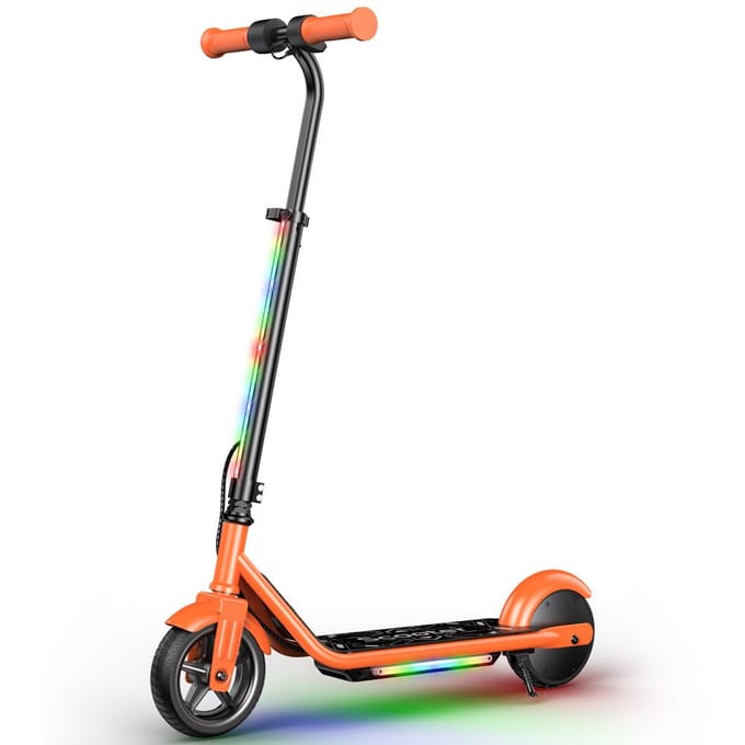 iScooter K2Pro Elektrische Kinderstep 6″ Wielen, Verstelbare Hoogte oranje