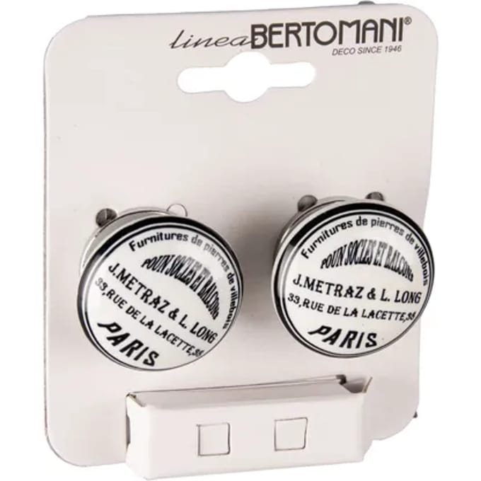 Bertomani Meubelknop Parijs - Keramiek - 36mm - Set Van 2