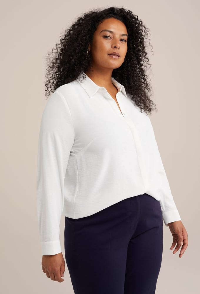 WE Fashion Dames blouse - Curve