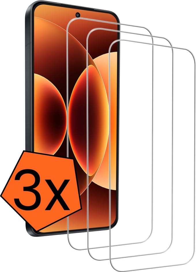 Screenprotector - 3 Stuks - Geschikt voor Xiaomi 17 Pro Max - Extra Sterk - Gehard Glas - Beschermglas - Tempered Glass - Screen Protector