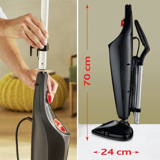 Vileda Steam Plus Pro Compact - Stoomreiniger - Perfect voor delicate vloeren - Met 4 stoominstellingen
