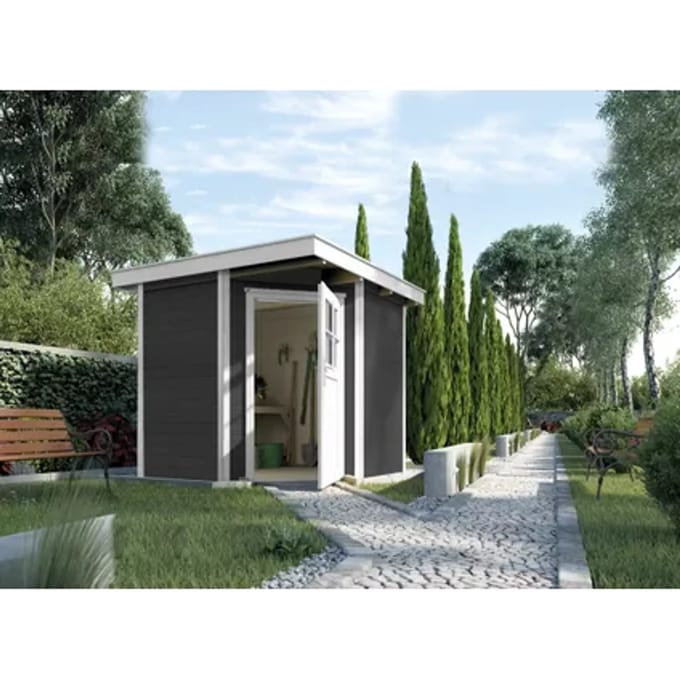 Weka Tuinhuis 229 - Antraciet - 235x239cm