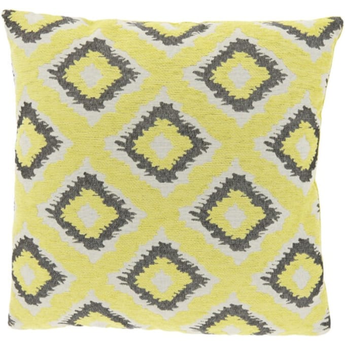 Unique Living - Sierkussen Riley Lemon Yellow -45x45cm