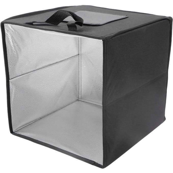 30cm Mini Fotostudio Lichtbox LED Draagbaar Opvouwbaar Fotostudio Opnametent Kit met 6 Soorten gray