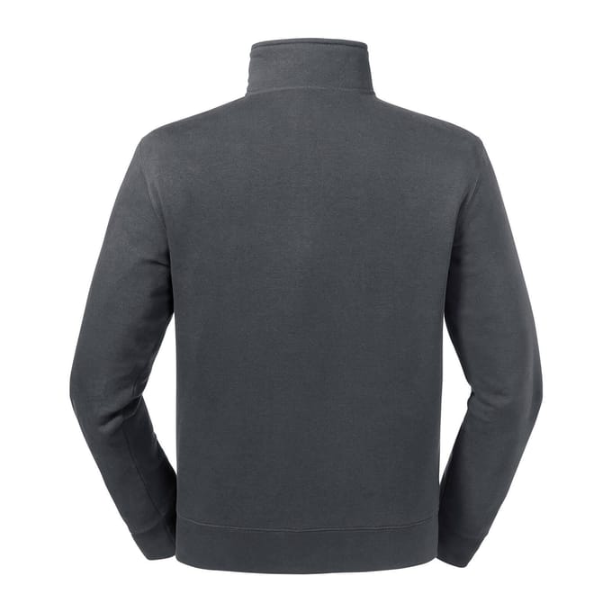 Russell Heren Authentieke Kwartier Ritssweatshirt (Konvooi Grijs)