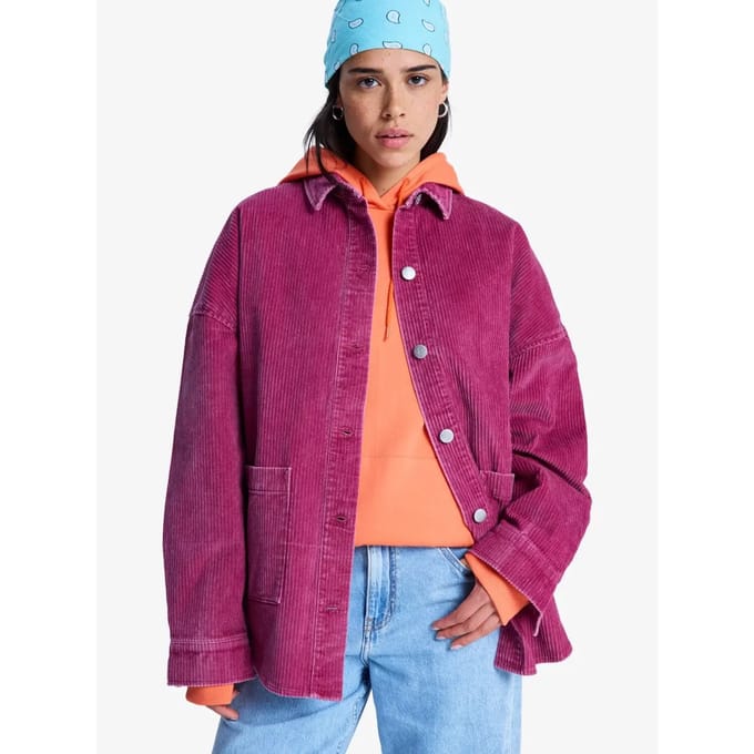 Katoenen overshirt met lange mouwen voor dames Roxy Kick Back