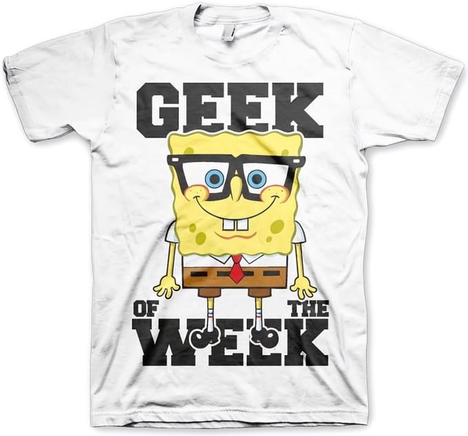 SpongeBob SquarePants Geek Of The Week T-shirt White