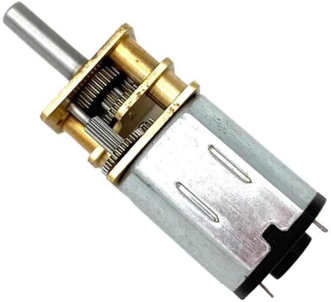 Reductiemotor DC - Micro Motor - Modelbouw Projecten - Variabele Snelheid - 6V 3000 RPM - Metaal