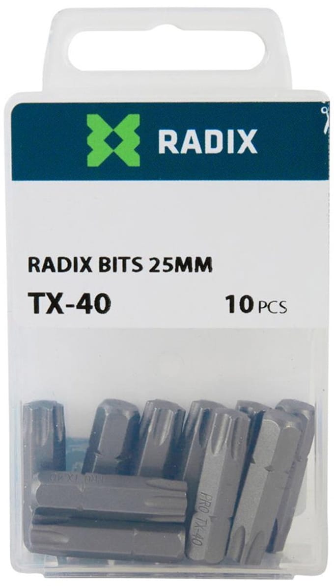 Radix - Schroefbit TX40 (10 stuks)