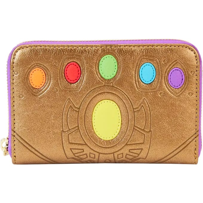 Loungefly The Avengers - Shine Thanos Gauntlet Dames portemonnee - Goudkleurig