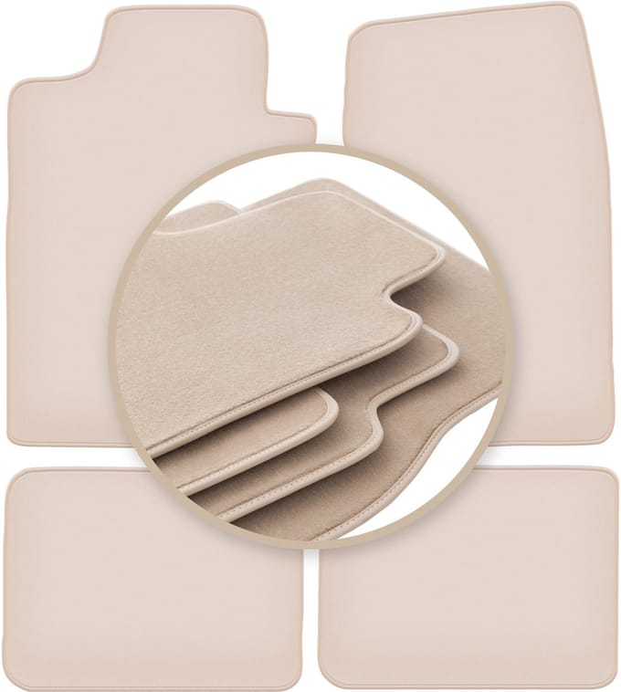 PREMIUM beige vloermatten voor: Dodge Durango I SUV 1997-2003