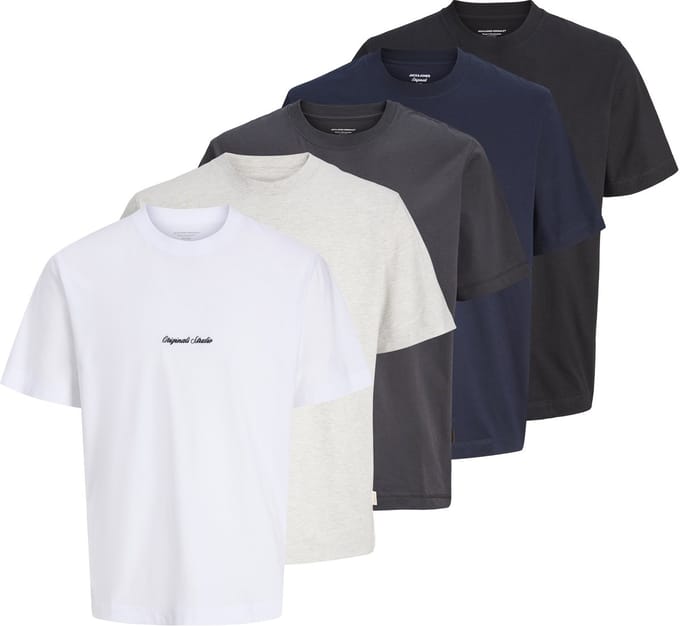 Jack & Jones T-shirts 5-pack T-shirts