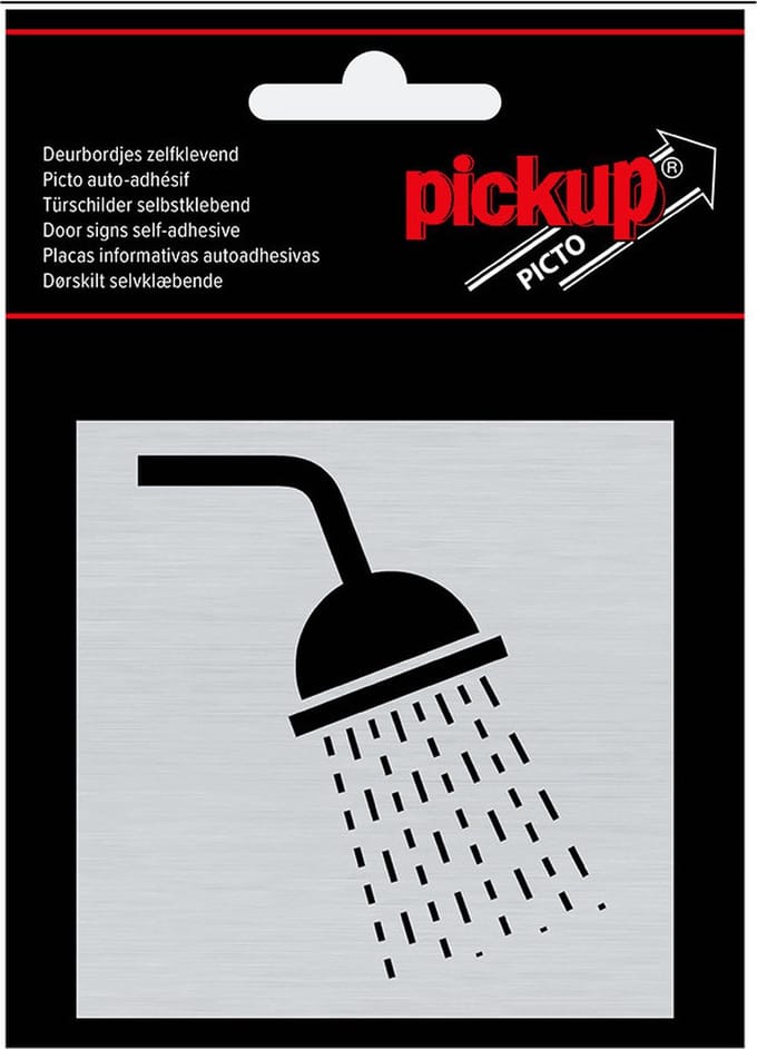 Pickup Route Alulook Alu Picto 80x80 mm - douche