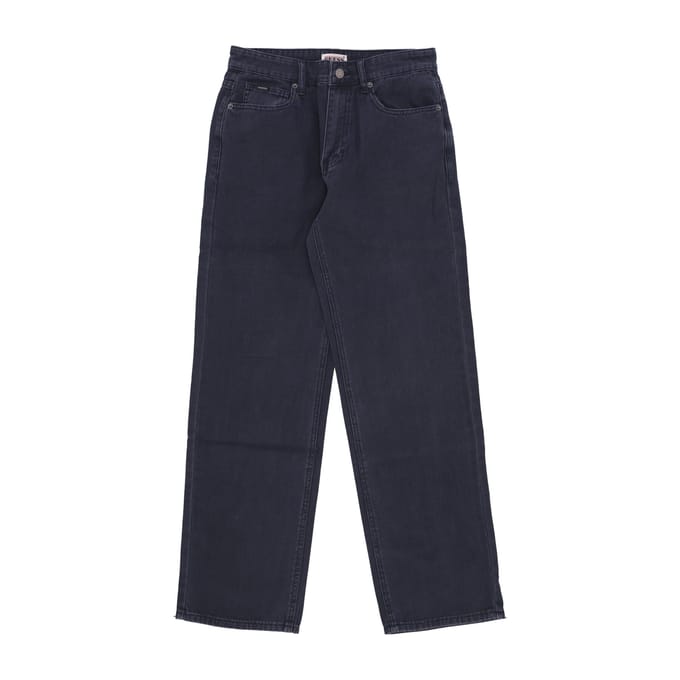 Go Aged Relaxed Pant Jet Zwart Multi
