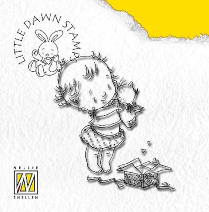 Litte Dawn - Surprised - Nellie Snellen clear stamp