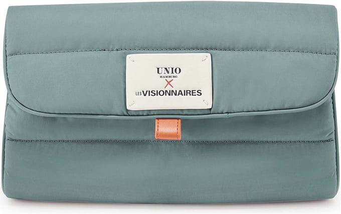 LES VISIONNAIRES Unio Toilettas 41 cm - 12 L - Klittenbandsluiting - green grey