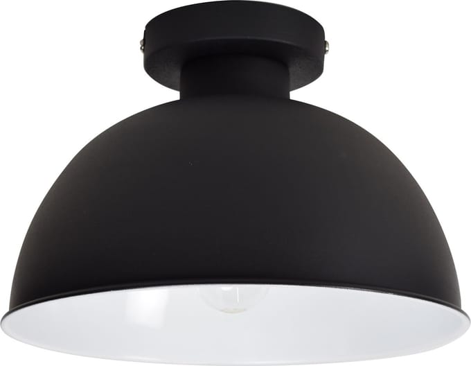 Urban Interiors Industrial Plafondlamp Zwart - Metaal - Ø30