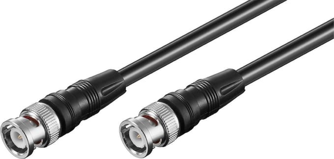 BNC Aansluitkabel - 75 Ohm - 2 meter - Zwart
