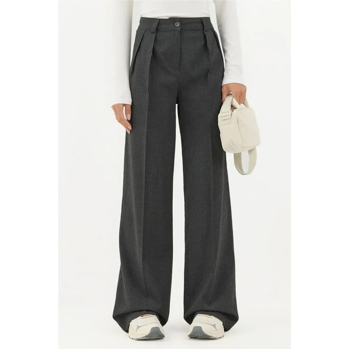 Hoge Taille Palazzo Wijd Been Broek