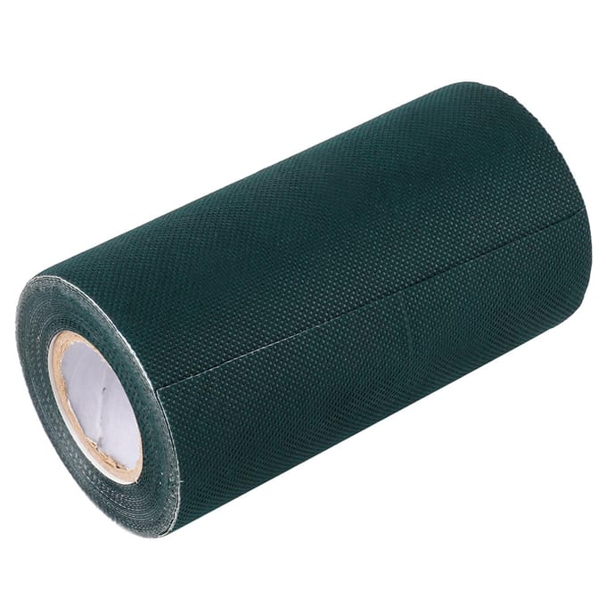 15 x 500cm Zelfklevende Verbindings Groene Tape Synthetisch Gazon Kunstgras Naad black