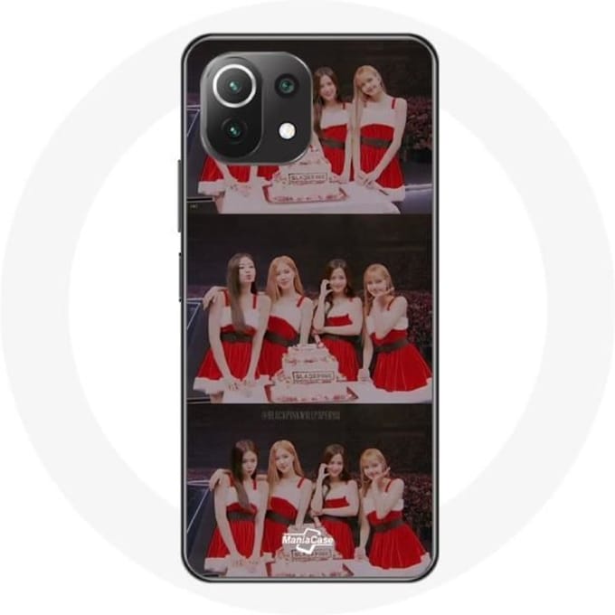 Coque pour Xiaomi Mi 11 Lite BLACKPINK Cadeau de Noël Chanson Last Christmas