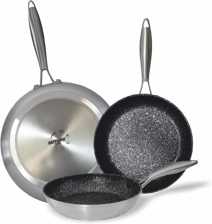 28 cm Aluminium Pan - Grijs - Ideaal voor Koken en Bakken