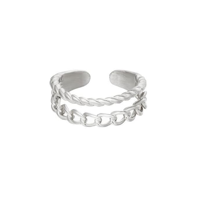 Ring endless love - Yehwang - Ring - Zilver - Stainless Steel - One size