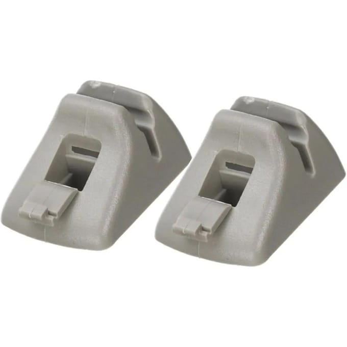 Paire de clips de retenue de pare-soleil gris, pour Ford Focus 2000 2001 2002 2003 2004 2,3l gray