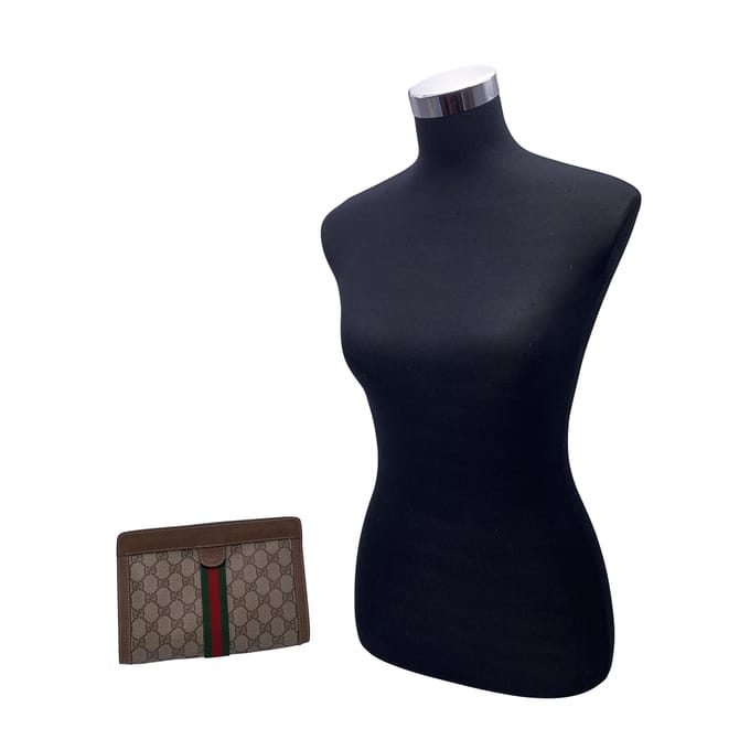 Gucci Vintage stoffen clutch Ophidia