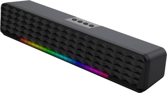 Bluetooth 5.0-luidspreker-Subwoofer-Soundbar-RGB dynamische lichteffecten PC-luidsprekers-professionele dual-mode geluidseffecten-Geschikt voor computers, mobiele telefoons en tv's