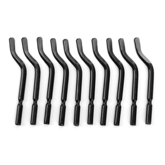 20 Stuks Trimmesblad Vervanging Snijkop voor Schrapen PVC Plastic IJzer BS1010 black