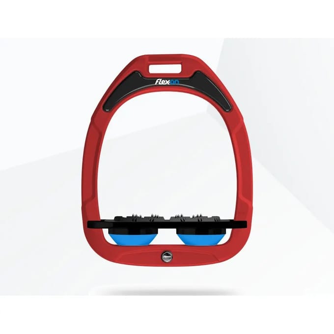Platte Ultra Grip Strijklappen Rood/Zwart/Blauw Flex-On Green Composite
