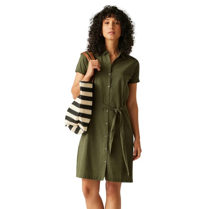 Jurk Hiking Dames Ademend Trendy Katoen Coolweave