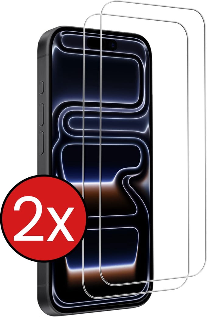 Screenprotector - 2 Stuks - Geschikt voor Apple iPhone 17 Pro Max / 18 Pro Max - Volledige Dekking - Beschermglas - Gehard Glas - Tempered Glass - Screen Protector