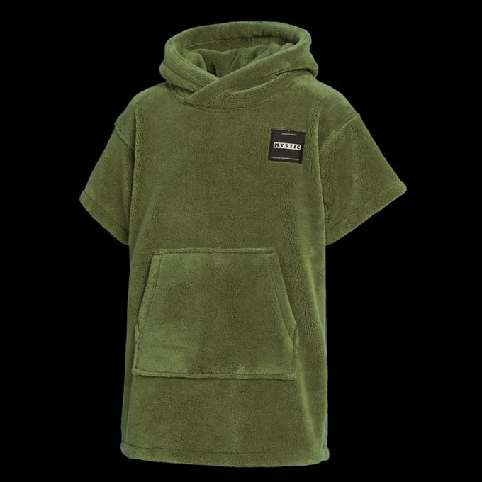 Mystic Poncho Teddy Kids - 240420 - Olive Green - S/M