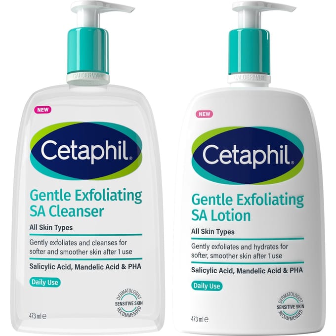 Cetaphil SA Exfoliating Daily Duo for Face & Body